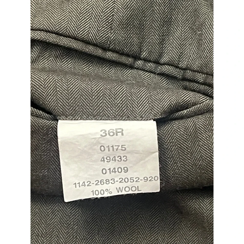 Jos A Bank Executive Collection Mens 36R Wool Brown Herringbone Pleated Pants